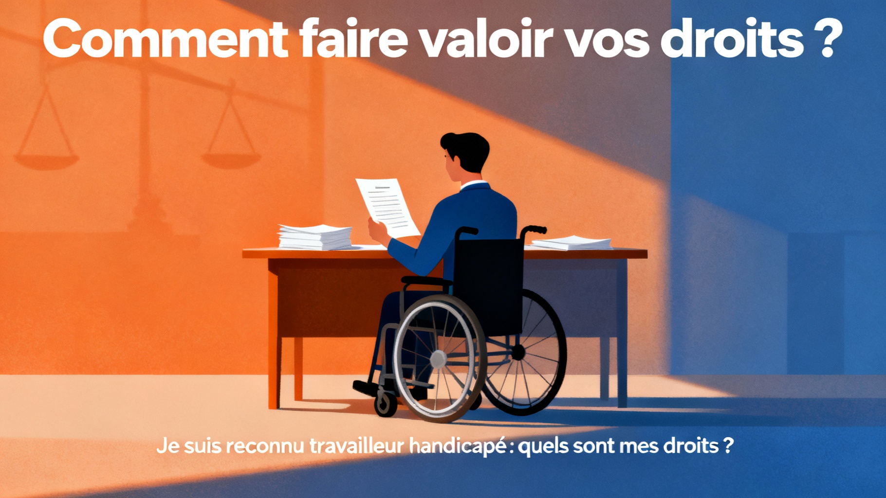 Je suis reconnu travailleur handicapé : quels sont mes droits ? 1 Comment faire valoir vos droits ?