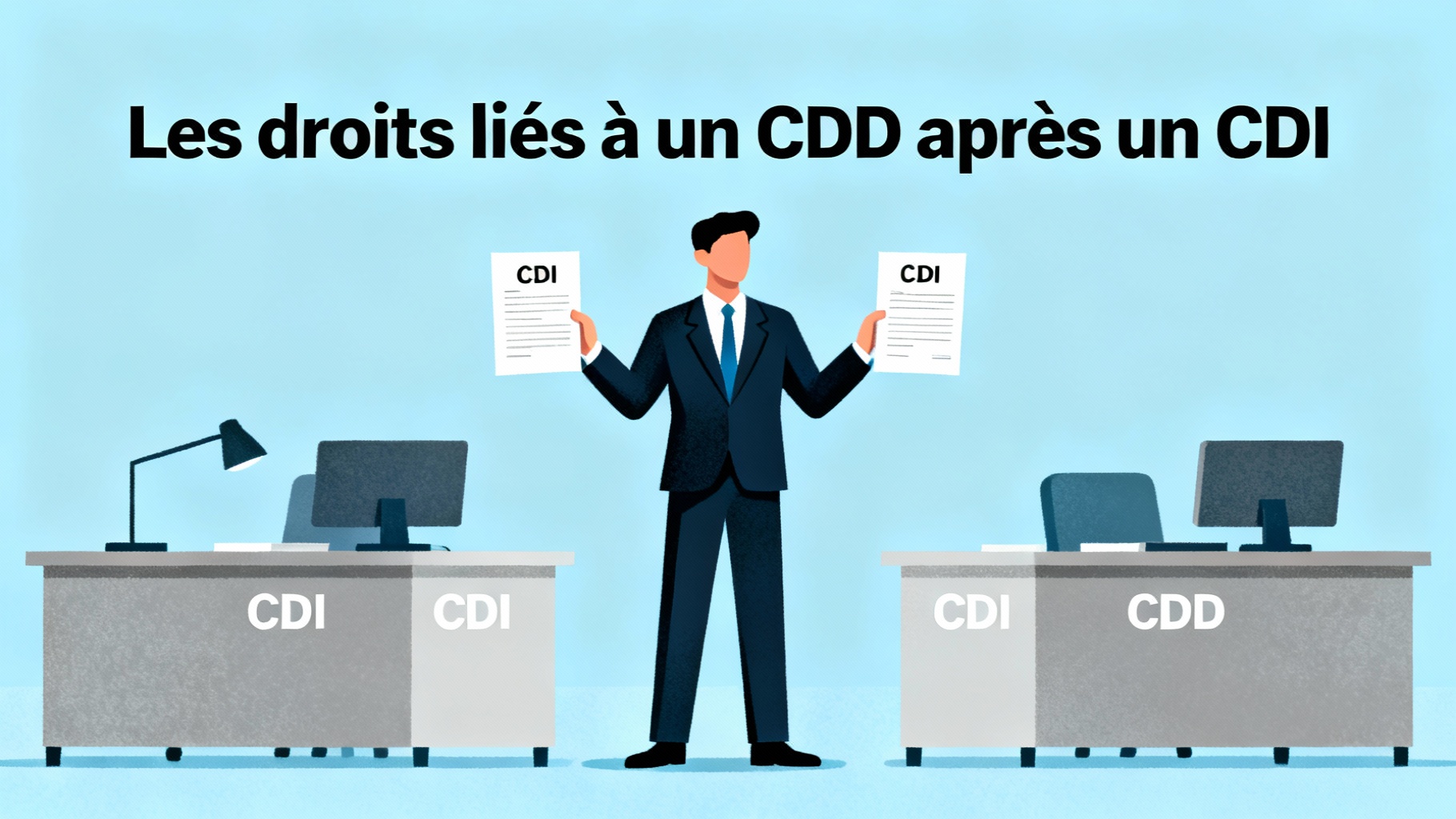 Les droits liés à un CDD après un CDI