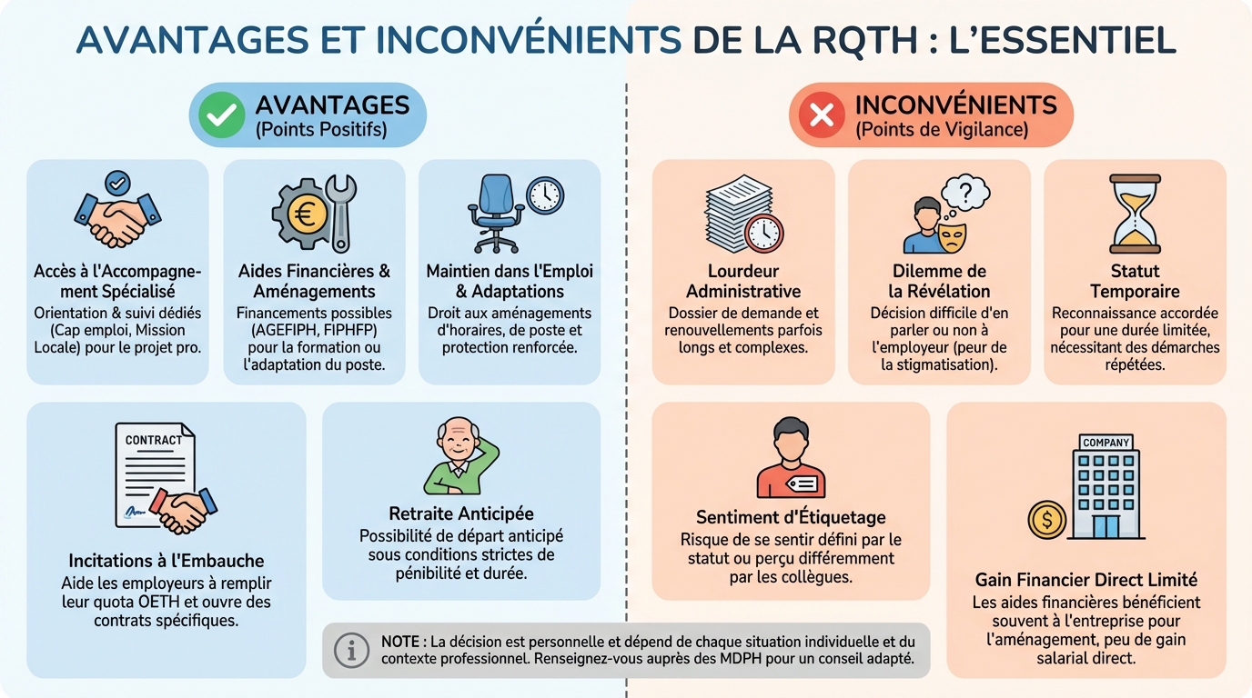 Avantages de la RQTH