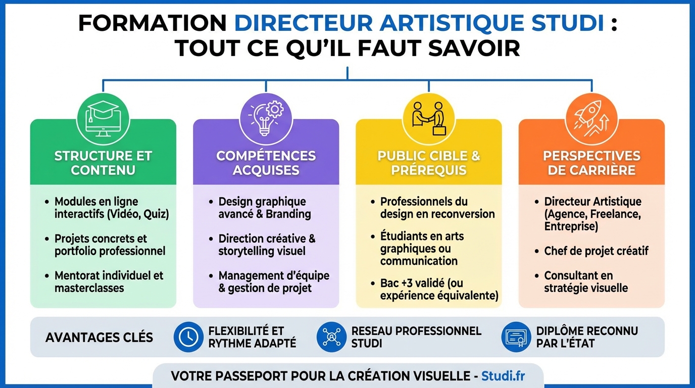 Formation directeur artistique studi : tout ce qu'il faut savoir 1 Débouchés et perspectives de carrière