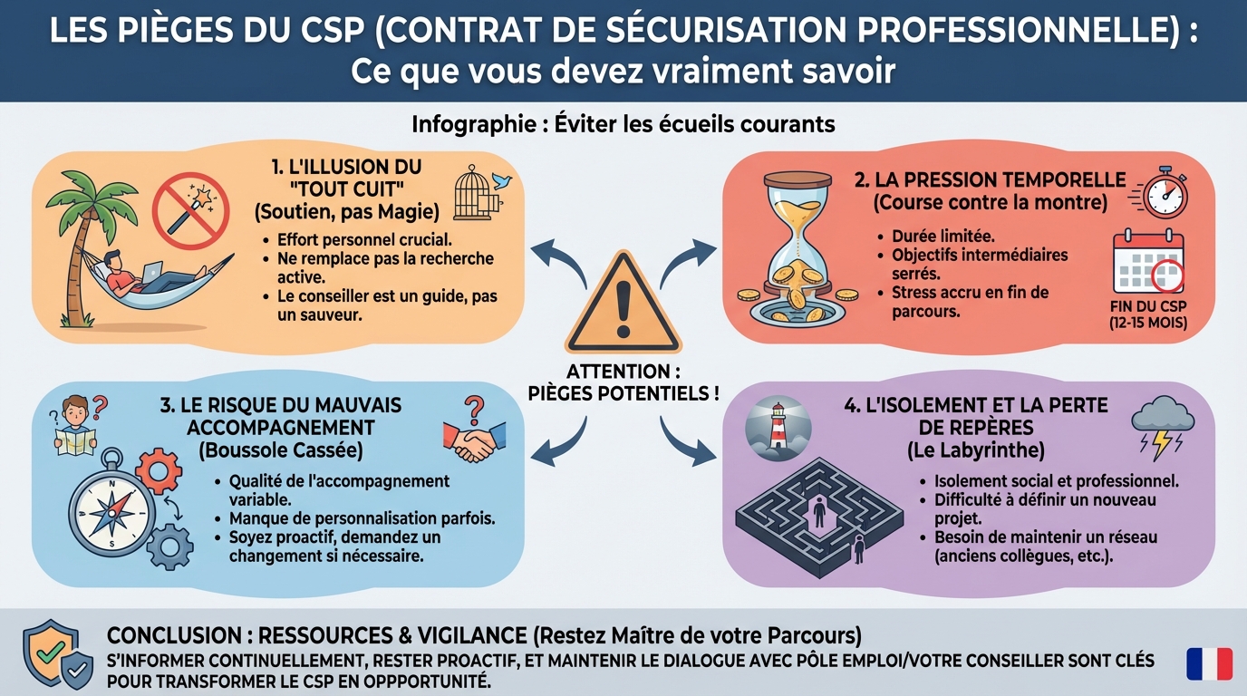 Les principaux pièges du CSP