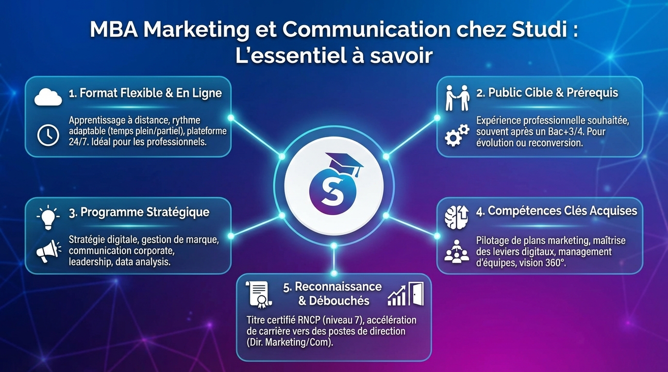 Mba marketing et communication : tout savoir sur studi 1 Débouchés professionnels