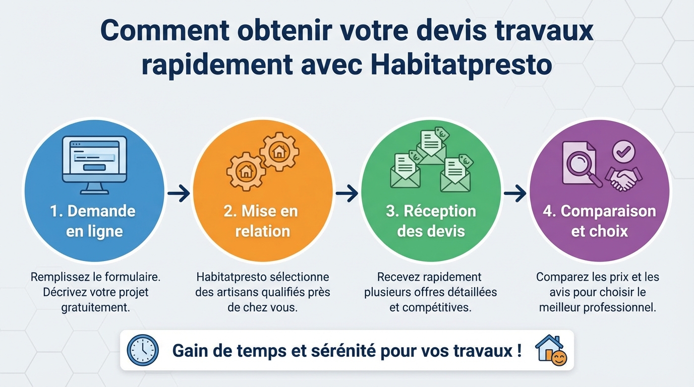 Obtenez votre devis travaux habitatpresto rapidement 1 Comparaison des devis