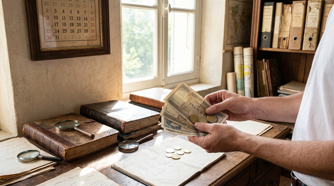 Comprendre la conversion des francs en euros selon l'année