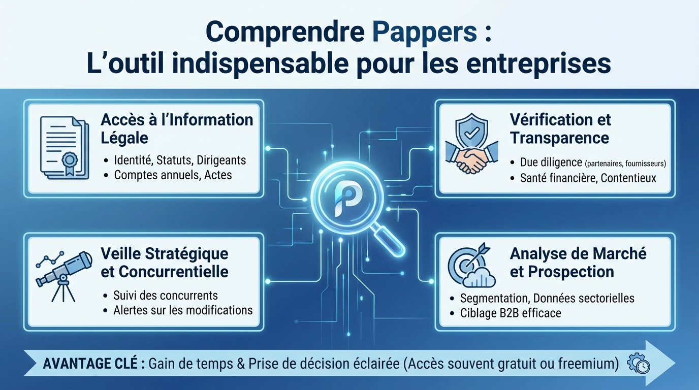 Comprendre pappers : l'outil indispensable pour les entreprises 1 Les avantages de Pappers