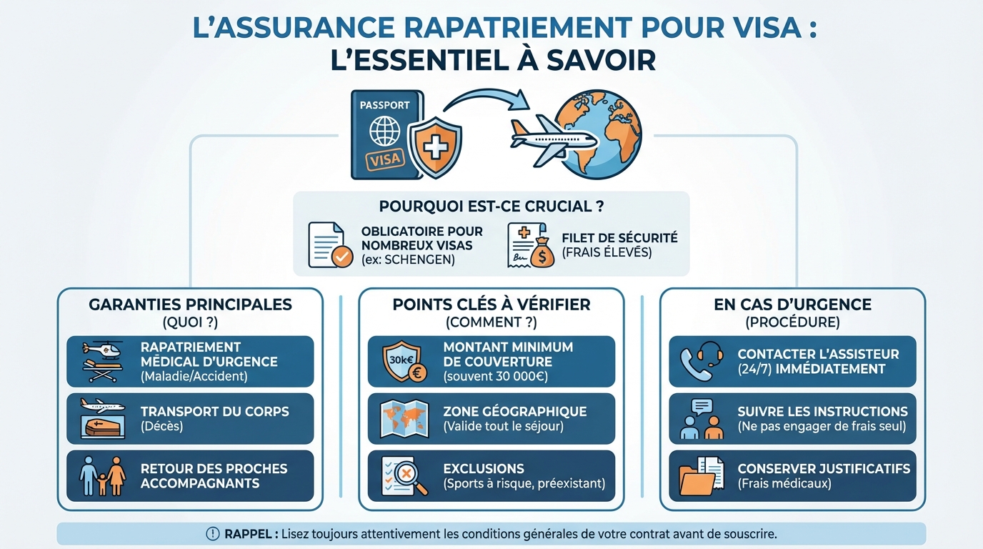L'assurance rapatriement pour visa : ce qu'il faut savoir 1 Comment choisir son assurance ?