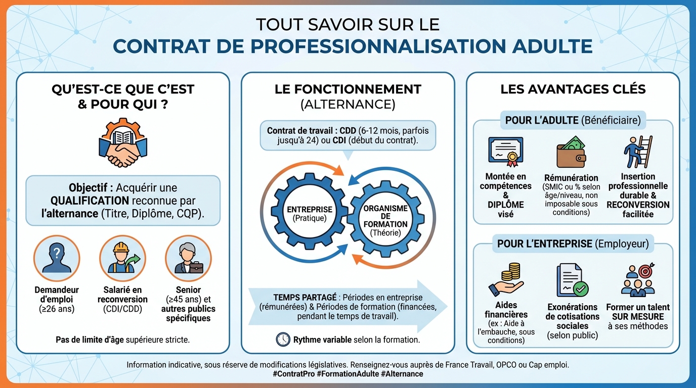Comment obtenir un contrat de professionnalisation ?