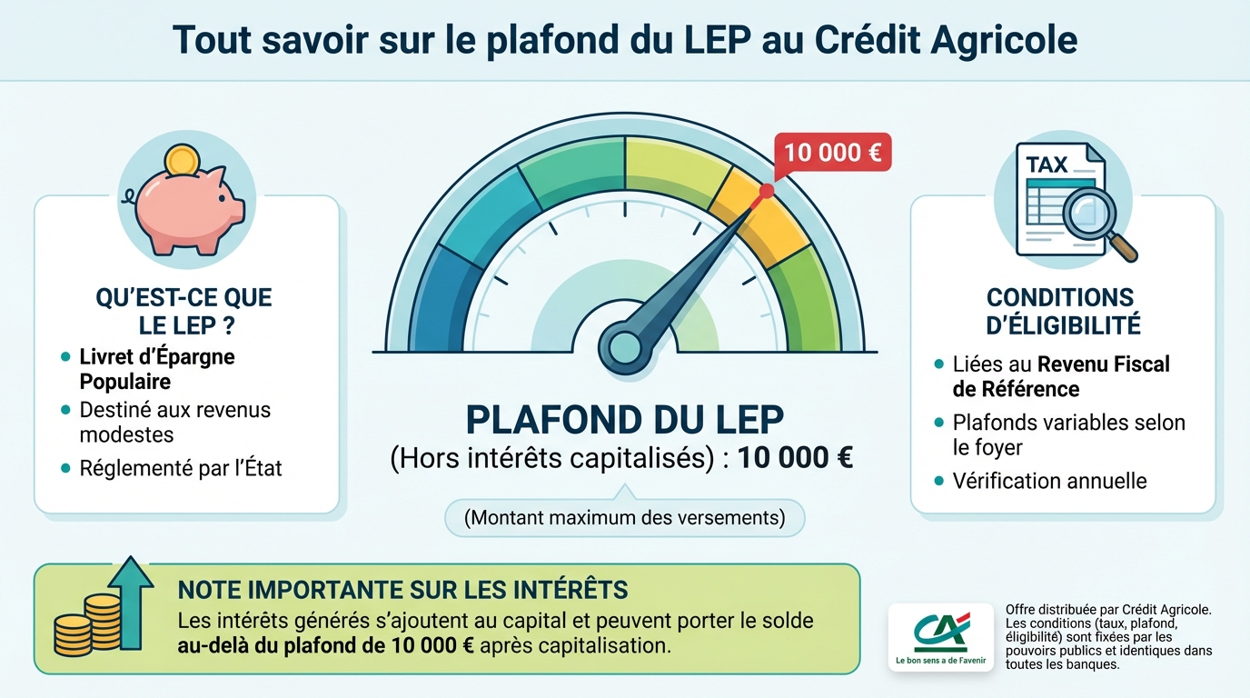 Plafond et taux du LEP