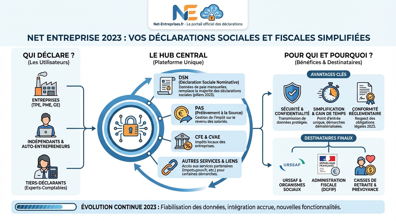 Comment utiliser net entreprise ?
