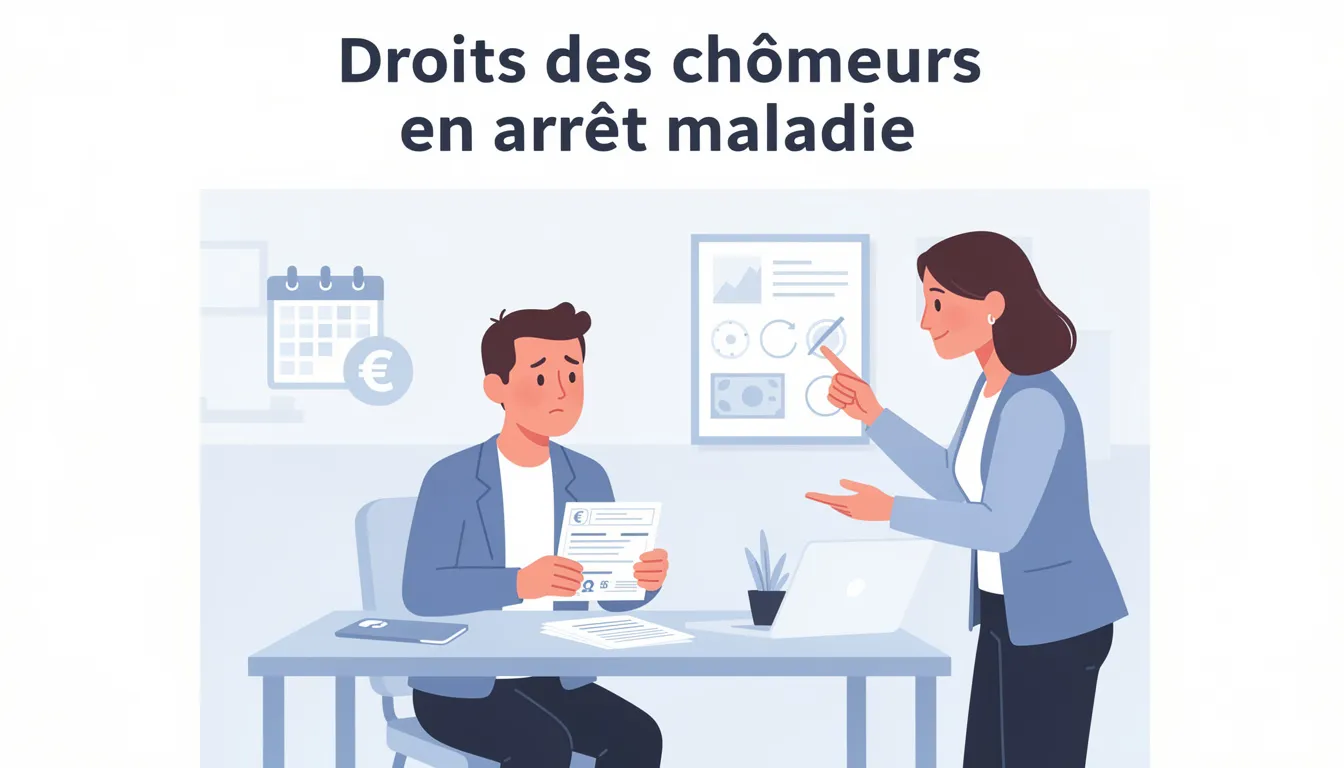 Droits des chômeurs en arrêt maladie