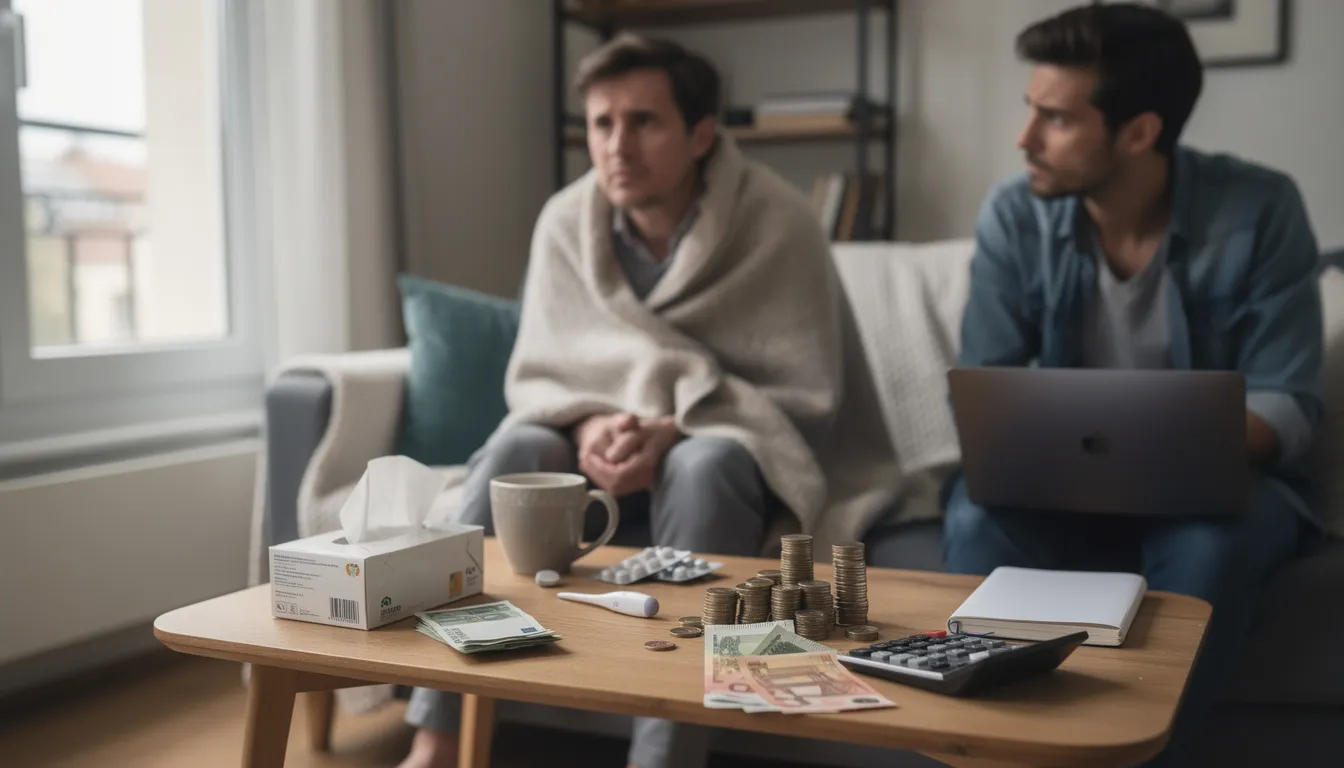 Comment est-on payé en arrêt maladie au chômage ?