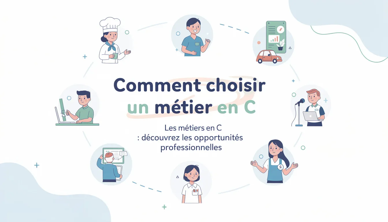 Les métiers en c : découvrez les opportunités professionnelles 1 Comment choisir un métier en C