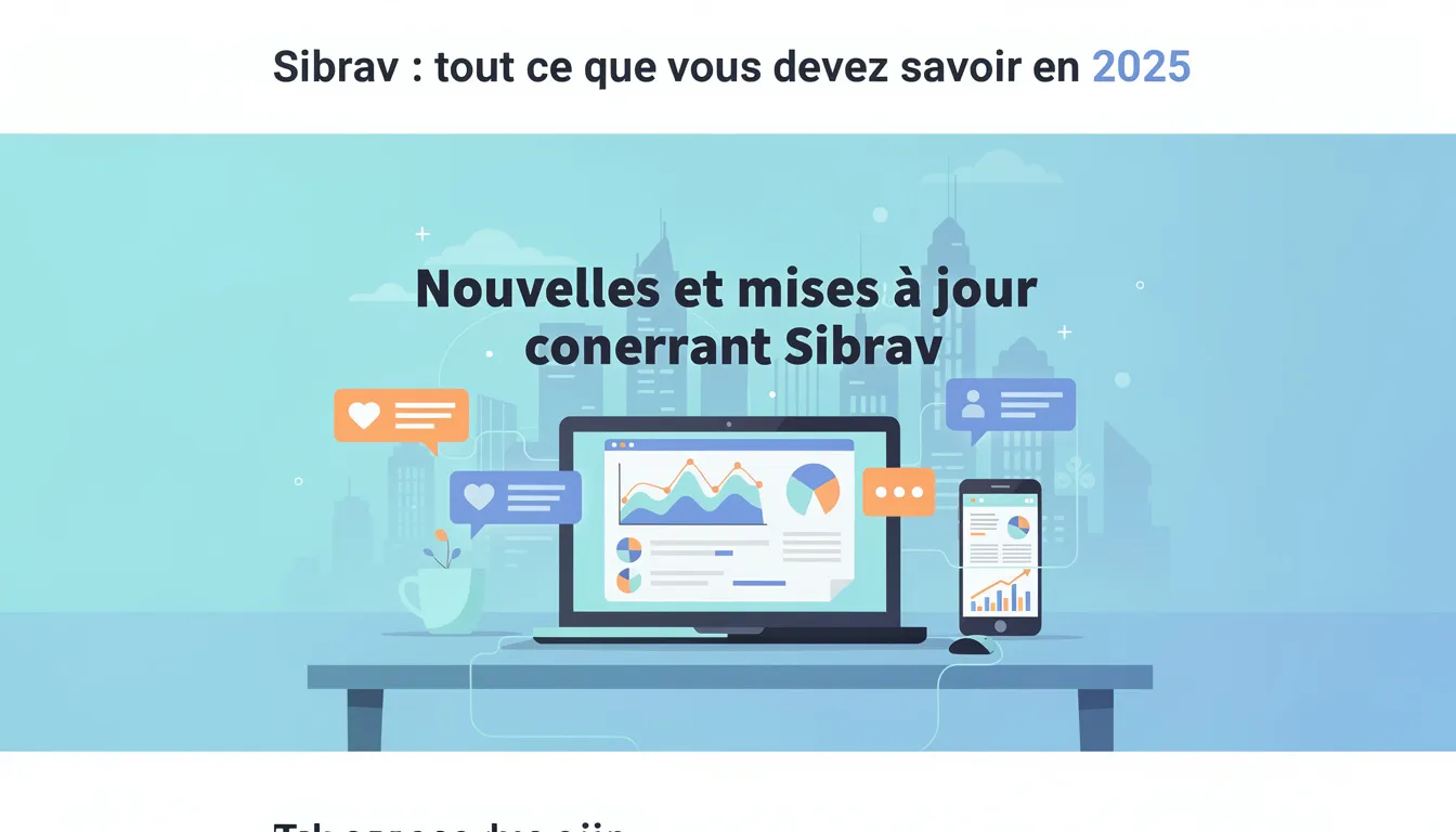 Nouvelles et mises à jour concernant Sibrav