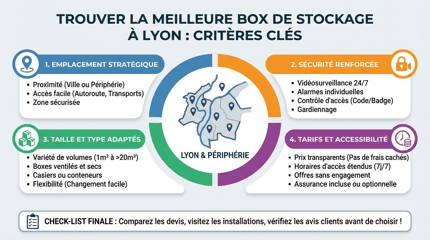 Les différents types de box de stockage