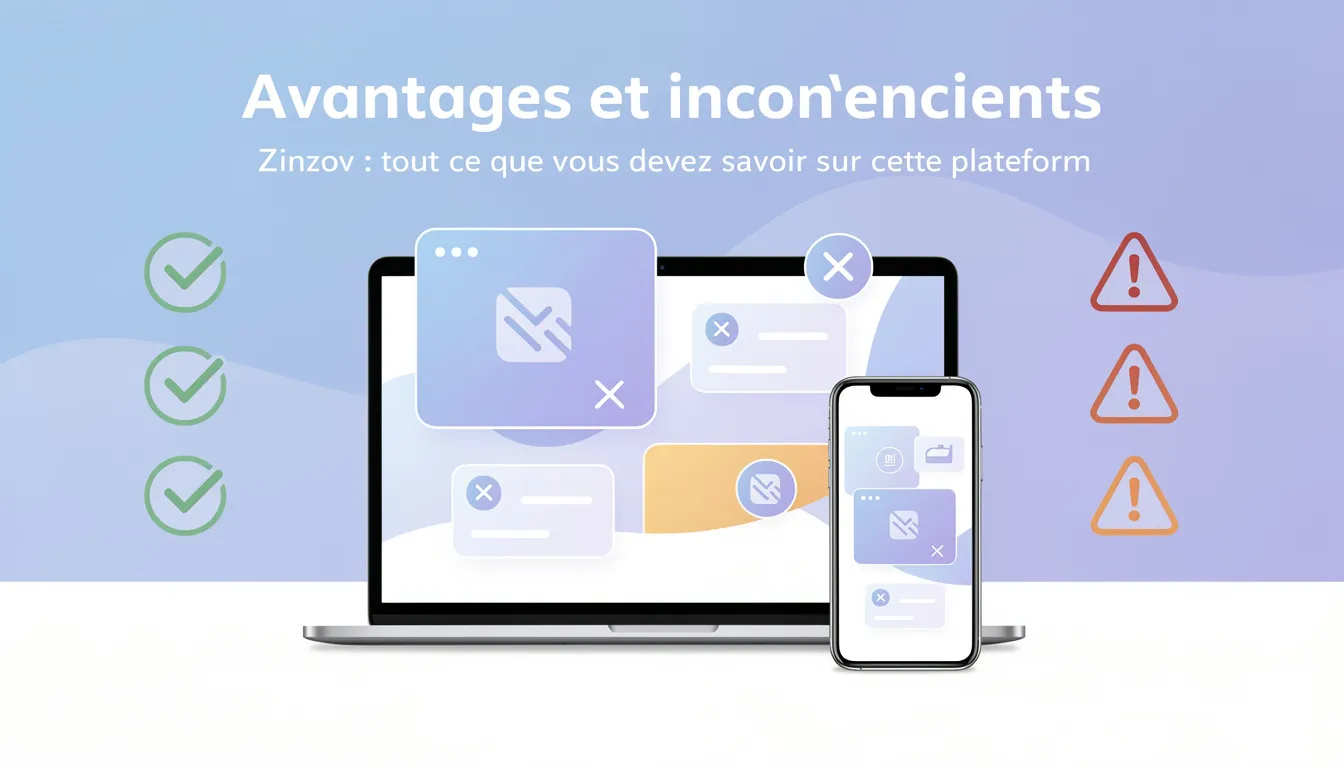 Zinzov : tout ce que vous devez savoir sur cette plateforme 1 Avantages et inconvénients