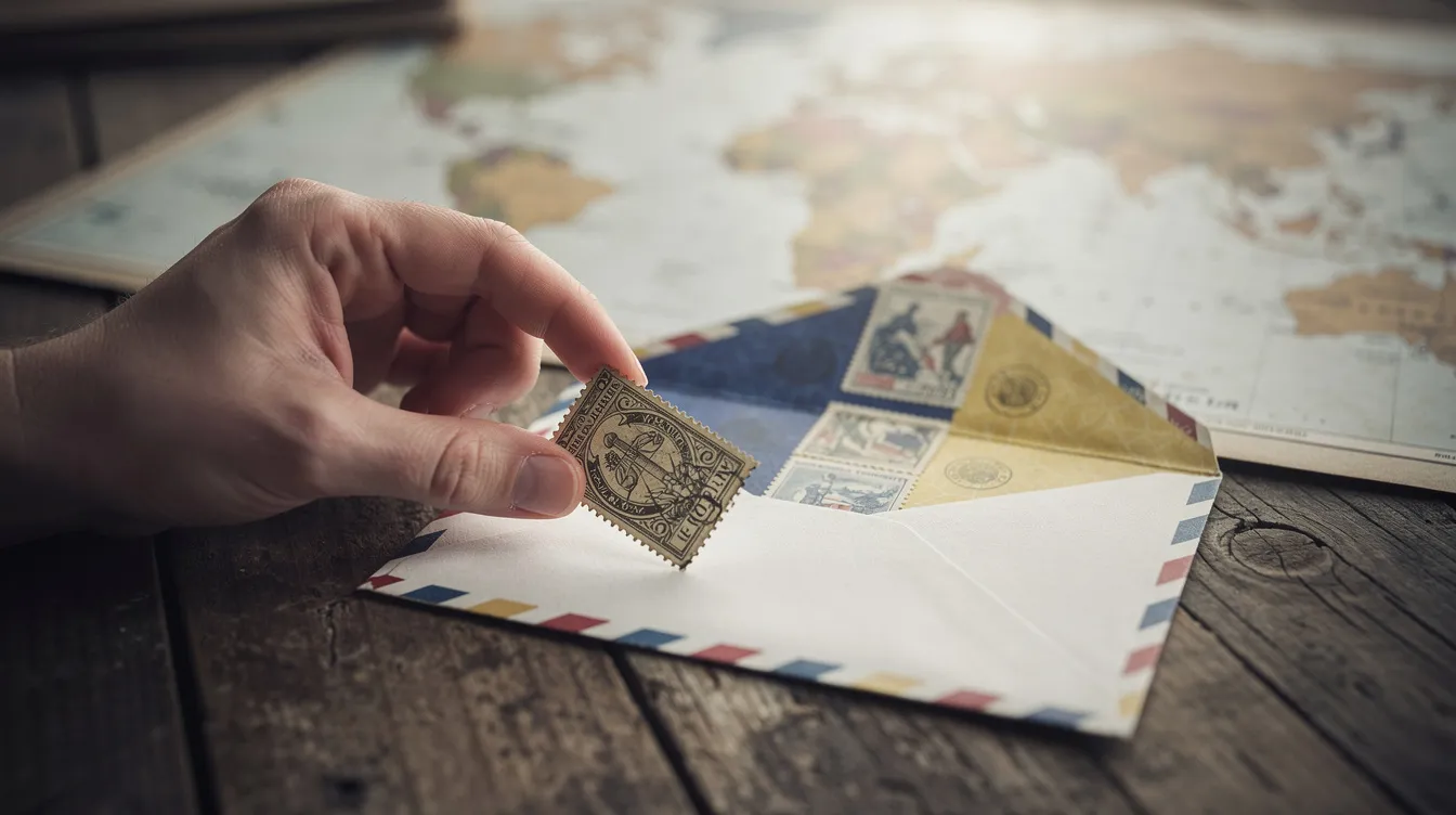 Envoyer une lettre à l'étranger avec un timbre français : guide pratique 2026